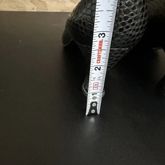 Vtg Stuart Weitzman Black Snakeskin Heel Pointed Toe Pumps Heels 8.5 B Designer - Picture 4 of 11